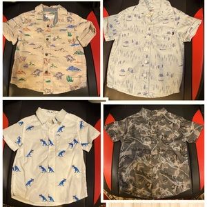 Bundle of little boy's button shirts